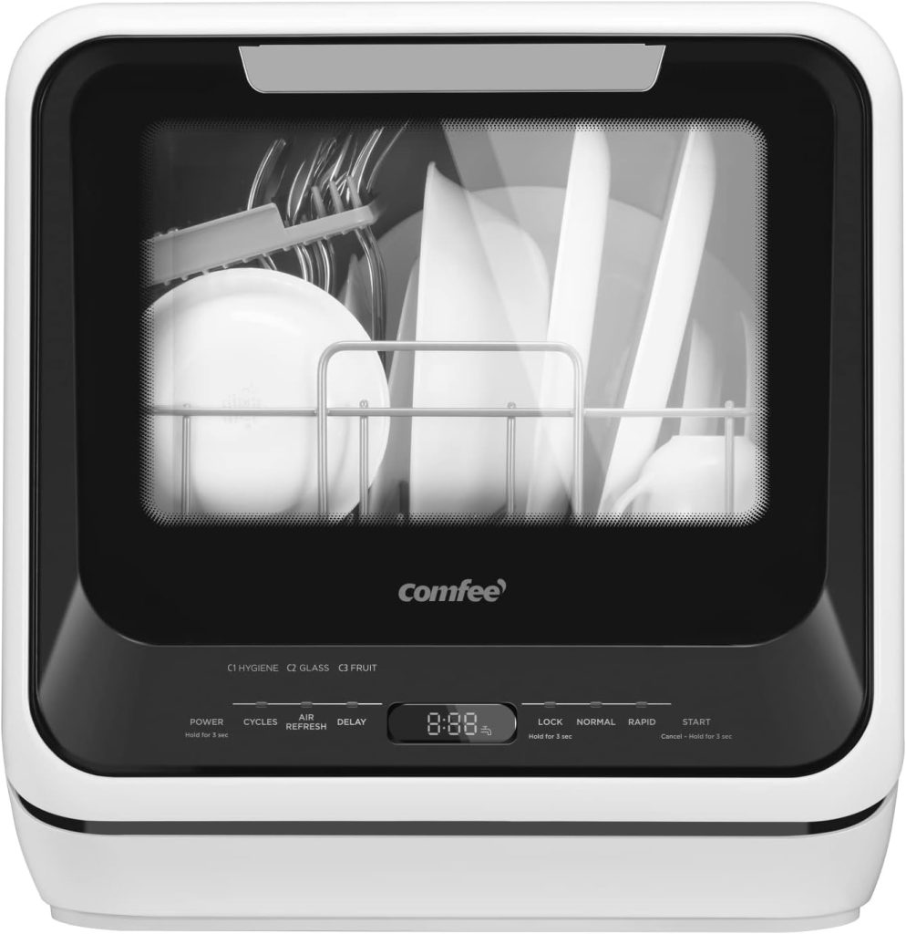 COMFEE' Portable Mini Dishwasher Countertop